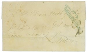 P5310 - ARGENTINA. 1829 PRESTAMP COMPLETE LETTER TO LONDON,
