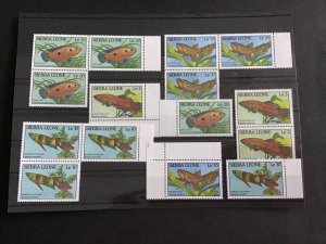 Sierra Leone Fish Mint Never Hinged  Stamps   R38998