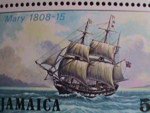 JAMAICA-1974-SC#382a ROUTH OF THE MAIL BOATS MNH-S/S-VF WE SHIP TO WORLD WIDE