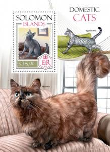 SOLOMON ISLANDS 2014 SHEET CATS slm14102b