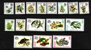 Fiji-Sc.#305-20-unused NH QEII set-Birds-id6-1971-2-