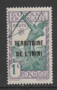 Inini Sc # 1 mint hinged (RRS)