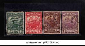 NEWFOUNDLAND - 1919 NEWFOUNDLAND CONTIGENT SG#130-133 4V USED