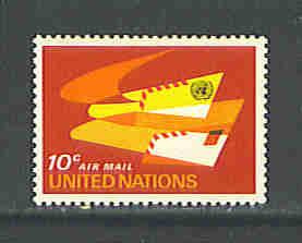 UN New York issue Airmails Sc. # C14  f-vf mnh 