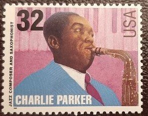 US Scott # 2987; Charlie Parker from 1995; MNH, og; F/VF centering