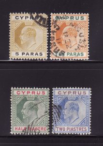 Cyprus 48-50, 53 U King Edward VII