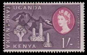 BRITISH EAST AFRICA KENYA UGANDA AND TANGANYIKA 1960 SCOTT 129. USED. # 9