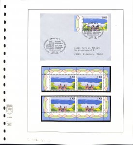 Germany #1807 Deutschland MNH stamps and FDC  Eifel (2)