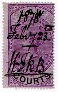 (I.B) QV Revenue : Law Courts (Scotland) £1 (1878)