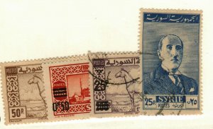 Syria #325, 333 used, 346 MH, 347 used