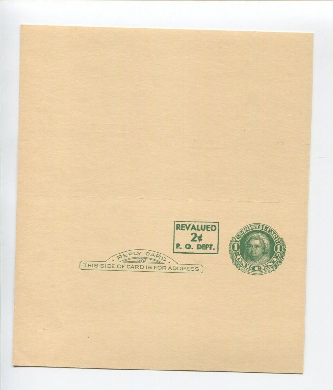 UY15 Postal Reply Card Unused Unsevered & Unfolded  L1520B