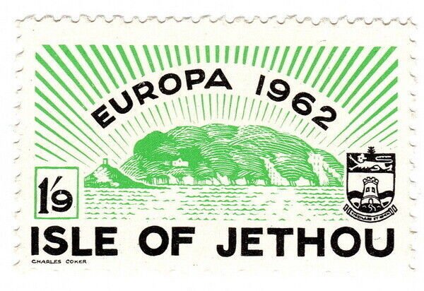 (I.B) Cinderella Collection : Jethou Island 1/9d (Europa 1962)