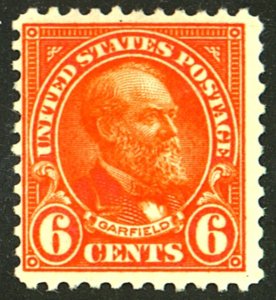 U.S. #558 MINT OG HR