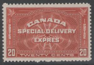 CANADA SGS6 1930 20c BROWN-RED MTD MINT