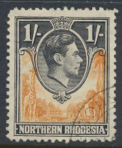 Northern Rhodesia  SG 40  SC# 40  Used   see detail and scan