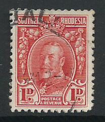 Southern Rhodesia SG 16a  FU perf 11 ½