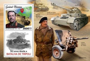 Guinea-Bissau - 2023 Battle of Tripoli Anniv. - Stamp Souvenir Sheet - GB230101b