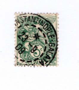 Offices in Turkey #25 GREAT CANCEL! Used - Stamp - CAT VALUE $.80++++