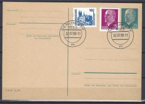 German Democratic Republic Michel # P76, pse postal stationery postal card, used