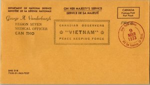 United States Vietnam War Soldier's Free Mail 1973 Army Postal Service, APO S...