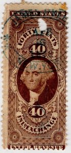 Scott R53c George Washington, Inland Exchange Stamp - Used