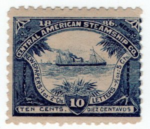 (I.B) US Cinderella : Central American Steamship Company 10c