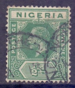 Nigeria Scott 1 - SG1, 1914 George V 1/2d used