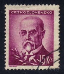 Czechoslovakia #304 President Masaryk; Used