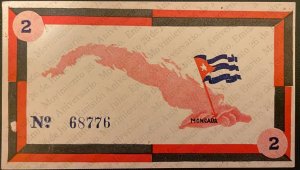 Bond 1958 2 pesos to support Castro's revolution