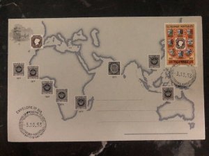 1953 Lorenzo Marques Mozambique First Day Cover FDC Centenary Of Portuguese Seal