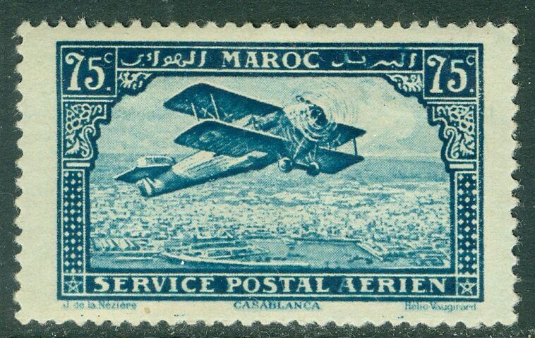 FRENCH MOROCCO : 1922-27. Yvert #A4 Very Fine, Mint OG HR. Catalog €95.00.