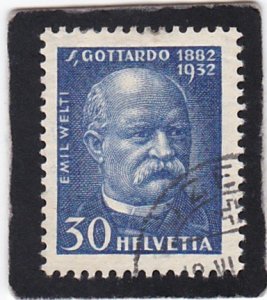 Switzerland,  #  218     used