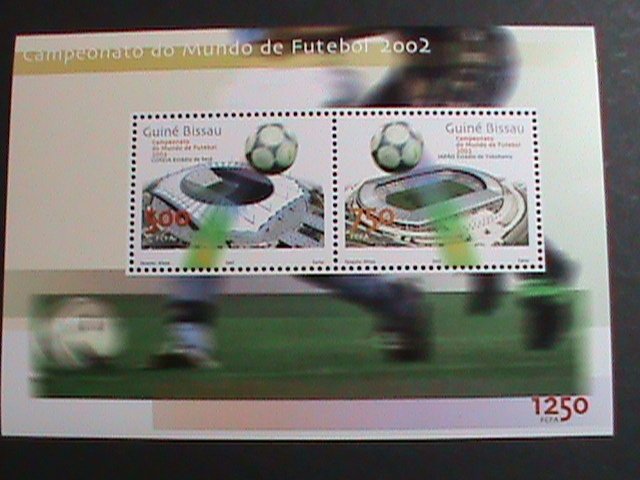GUINEA BISSAU-2002-WORLD CUP SOCCER-  MNH S/S SHEET-VF WE SHIP TO WORLD WIDE