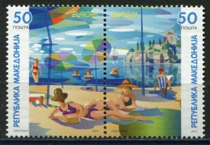 020 - MACEDONIA 2004 - EUROPA CEPT - Holidays - MNH Set