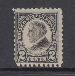 US Sc 612 MNH. 1923 2c Harding Memorial, Fine