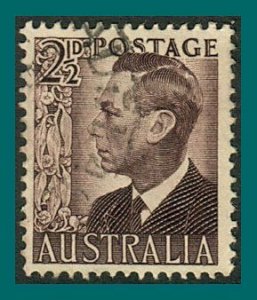 Australia 1951 King George VI, used  #232,SG237c