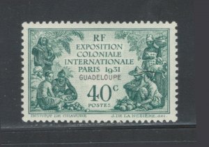 Guadeloupe 1931 Colonial Exposition Omnibus Issue 40c Scott # 138 MH