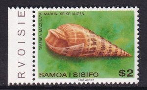 Samoa  #493  MNH 1979 shells $2