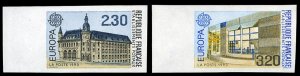 France, 1950-Present #2218-2219 (YT 2642-2643) Cat€80, 1990 Europa, imperf....