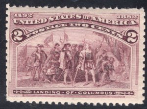 US STAMPS #231 MINT OG NH LOT #21177