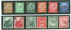 Germany #436-47  Single (Complete Set)
