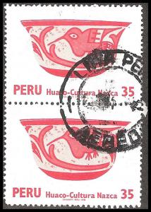 Peru 659 Used VF pair