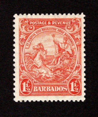 BARBADOS  SC# 168  FVF/MOG