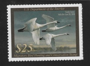 US #RW90 $25 Duck Stamp - Tundra Swans ~ MNH