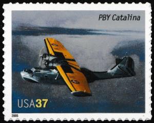 US 3917 Advances in Aviation PBY Catalina 37c single (1 stamp) MNH 2005 