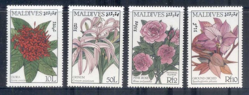 Maldive Is 1987 Flowers (4/6) MUH