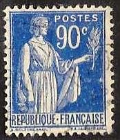 FRANCE #276 , USED - 1938 - FRAN454NS21