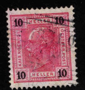 Austria Scott 75a Used stamp,