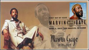 19-063, 2019, Marvin Gaye, Pictorial  Postmark, FDC, Music Icons