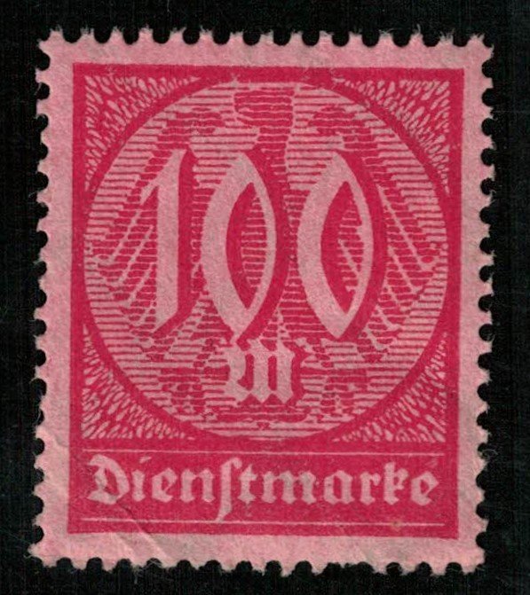 Dienstmarke, Germany, 100 Marka (3523-Т)